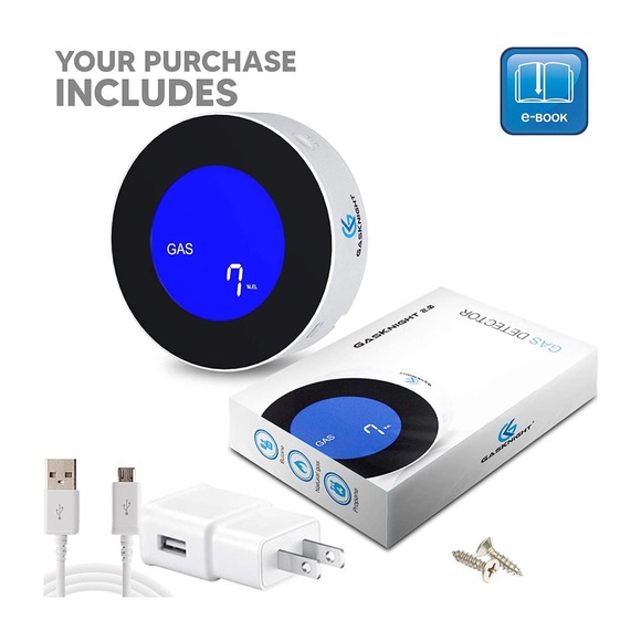 GasKnight 2.0 Natural Gas Detector & Propane Detector w LCD Display. - Picture 5 of 6